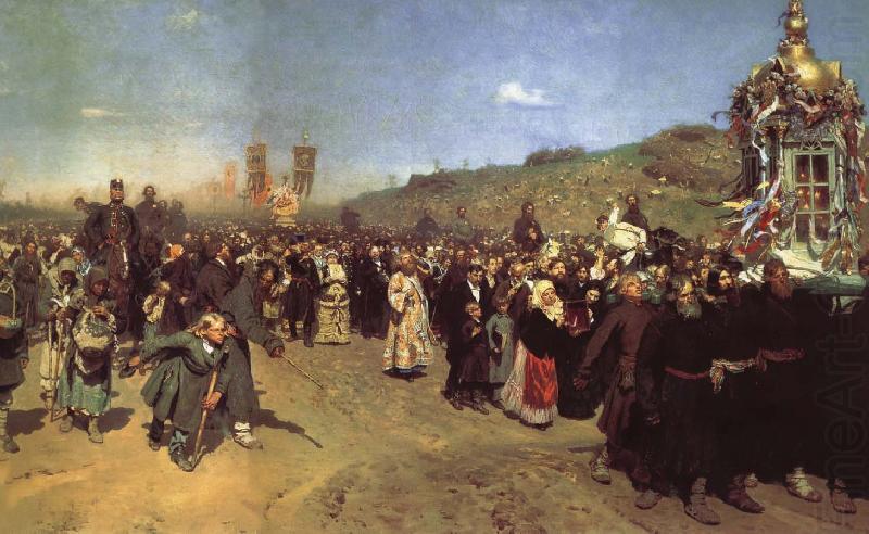 Ilya Repin Religious Procession in the Province of Kursk china oil painting image